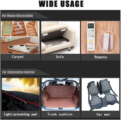 3/4 Inch Sticky Back Hook and Loop Tape White Self-Adhesive Fasteners Mounting Tape for Home School Office Car and Crafting Organization (5 Yards)