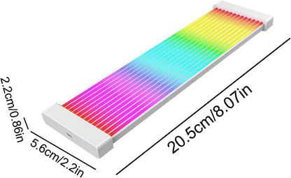 Generic RGB PC Cable | PC Cable Extension Cable for PC ARGB Strip - Colorful Connector Adapter, Diffused Neon LED Strips Computer Accessories
