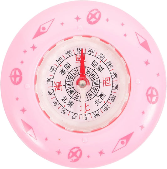 OHPHCALL Outdoor Adventure Companion Compact Mini Compass Plastic Metal Student Hiker's Tool Random Color