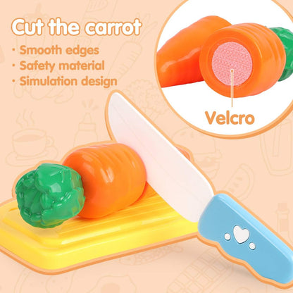 REMOKING Toddler Toys Kids Kitchen Playset,Pretend Play Food with Pots and Pans Set,Cooking Utensils,Preschool Learning Education Toys,3-8 Year Old Girl Boy Gifts