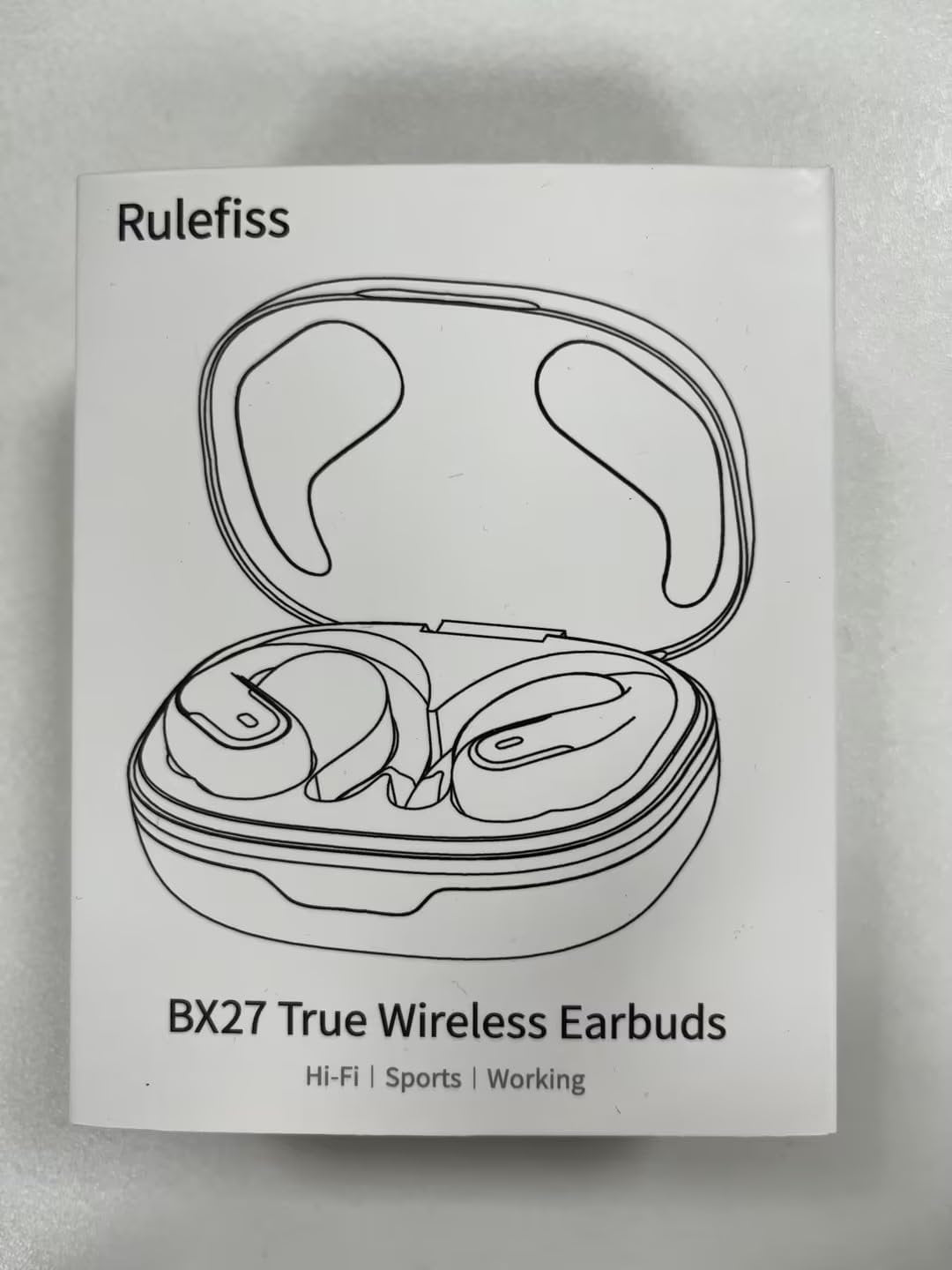 Wireless Earbuds Sport, Bluetooth 5.4 Headphones 2024 Bluetooth Earbuds with 75Hrs Stereo, 4 ENC Mic, Over-Ear Buds with Earhooks Noise Canceling Earphones , IP7 Waterproof Headset for Workout/Running