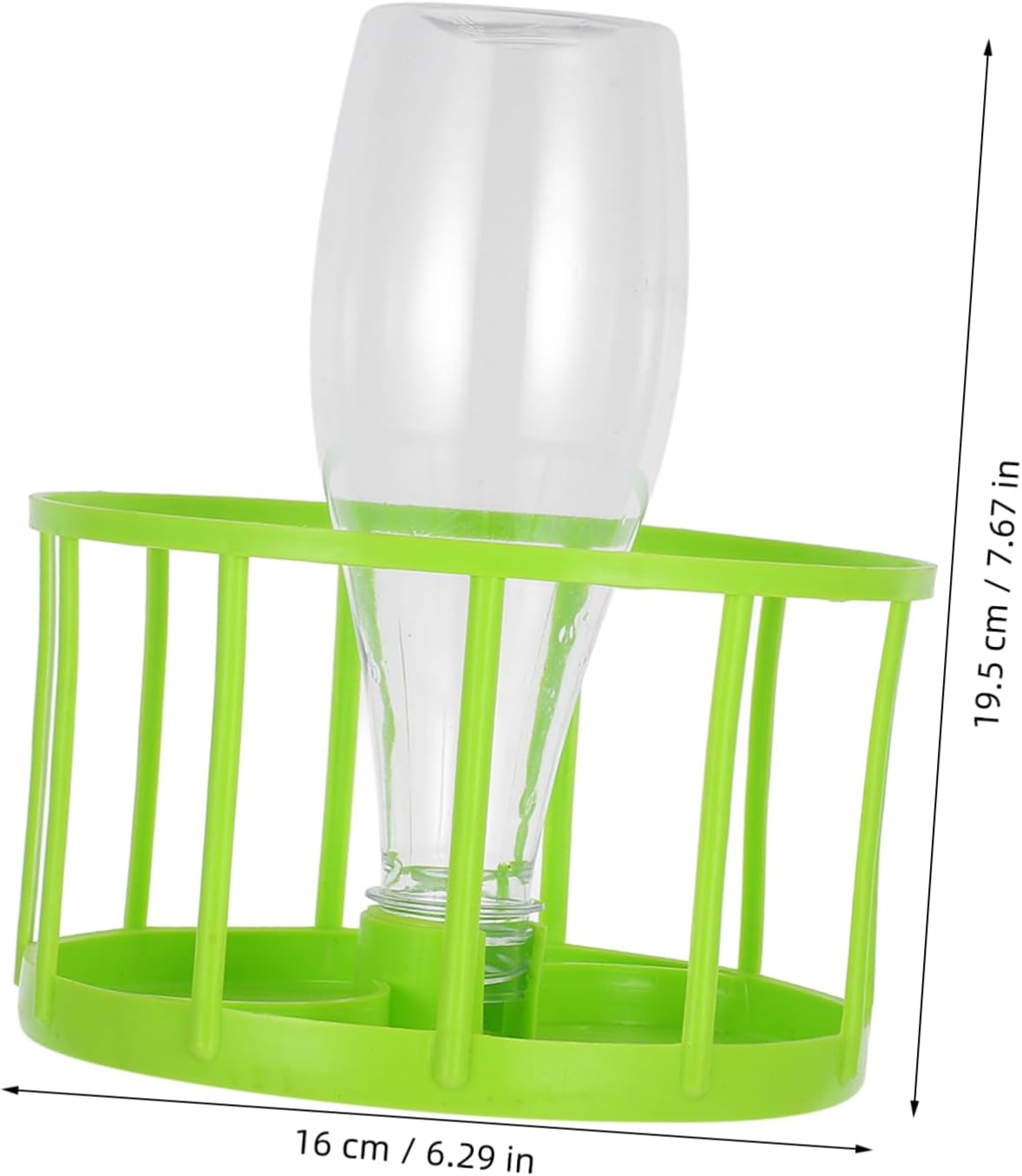 HANABASS Alimentatore Automatico di Acqua Ciotola d'Acqua per Lucertole Cibo per Rettili Ciotole d'Acqua Ciotola per L'alimentazione dei Rettili Ciotola d'Acqua di Rettile ABS Verde Chiaro
