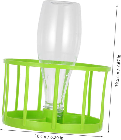 HANABASS Alimentatore Automatico di Acqua Ciotola d'Acqua per Lucertole Cibo per Rettili Ciotole d'Acqua Ciotola per L'alimentazione dei Rettili Ciotola d'Acqua di Rettile ABS Verde Chiaro