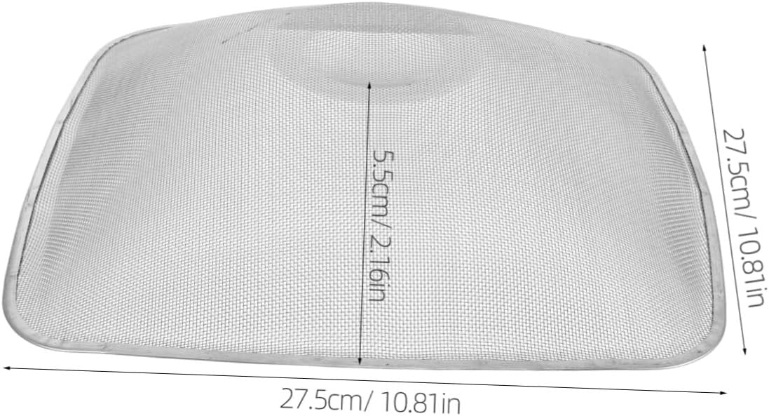 TEHAUX Range Hood Oil Mesh Filter Metal Grease Screen for Kitchen Hood Easy to Clean Durable