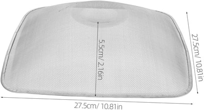 TEHAUX Range Hood Oil Mesh Filter Metal Grease Screen for Kitchen Hood Easy to Clean Durable