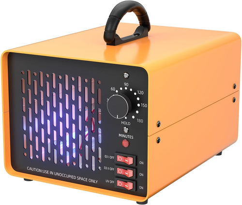 Snowtaros Ozone Generator 50,000 mg/h, Ozone Air Purifier with Timer 180Min, Air Freshener Ionizer for 900㎡, Ozonizer for Rooms Home Car Hotel