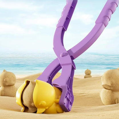 Nuyhgtr Beach Toys Kids, Travel Sand Toys with Foldable Bucket Mesh Bag, Includes Molds, Rake, Shovel, Summer Game to Boys, Girls, Compact Outdoor Play Set for Vacation And Sandbox Fun