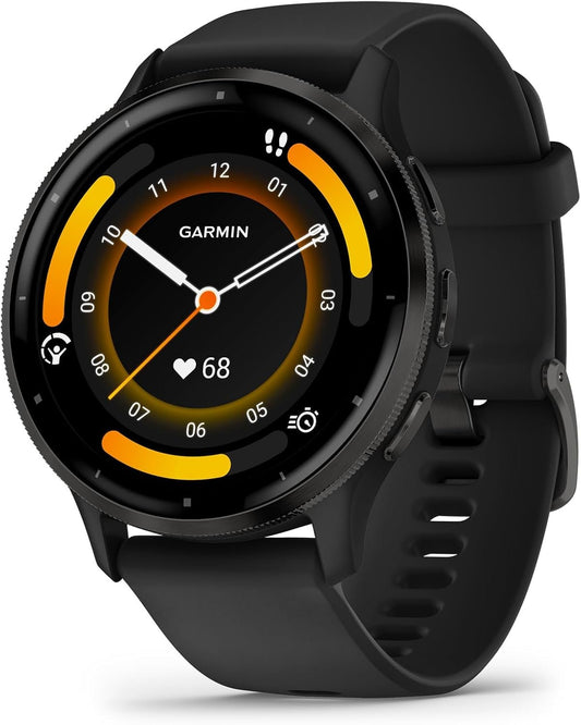 Garmin Venu 3, GPS Smartwatch, AMOLED Display, Advanced Health and Fitness Features, Up to 14 Days of Battery, Black