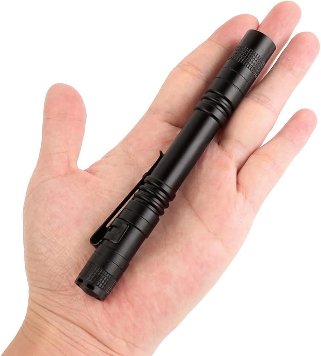MODOAO Pen Flashlight Portable Flashlight with Metal Clip Tactical Penlight Flashlight (10 Pack)