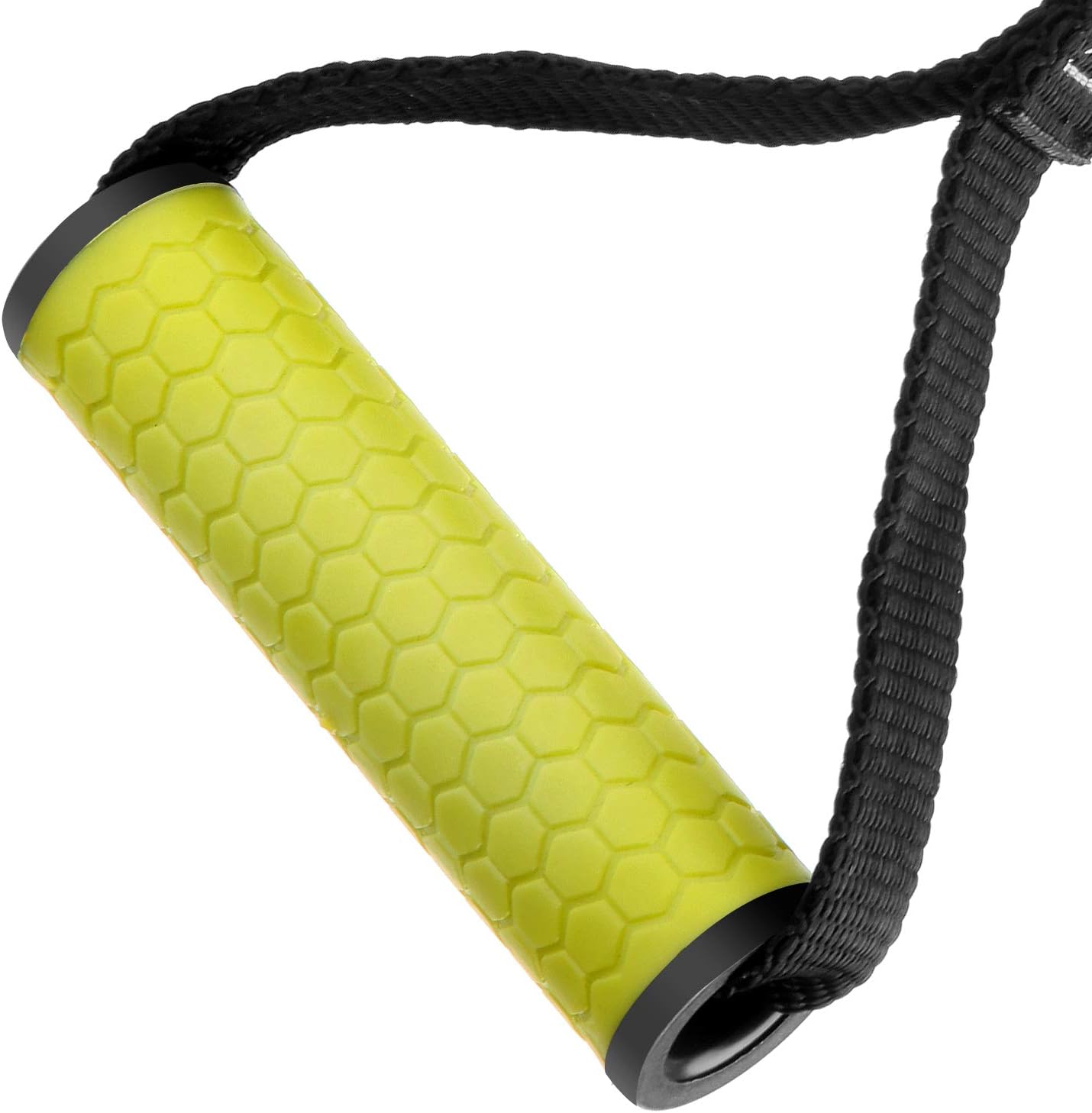 KYLIN SPORT Exercise Handles for Upgraded Cable Machine Attachments Silicon Handle Grip with Metal Carabiner Colorful Version (Set of 2)