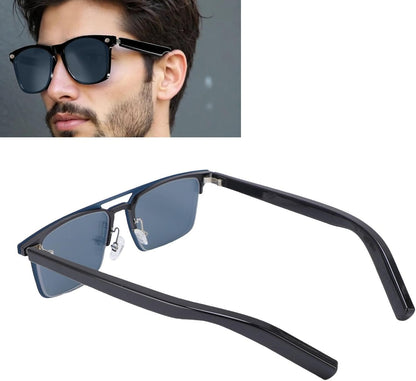 AI Translation Smart Glasses, 100+ Languages Real Time Video, BT5.3 Polarized Wearable Tech with Touch Control,AI Smart Glasses for Travel Business