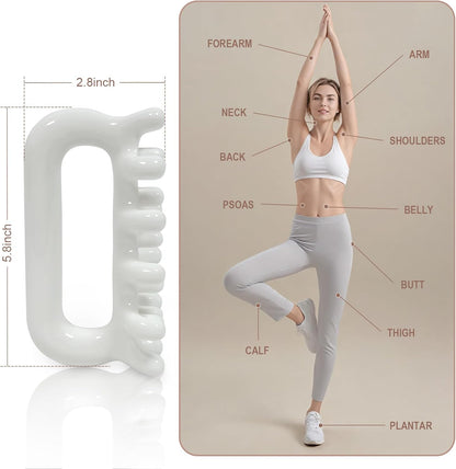 Vemoky Fascia Blaster for Cellulite Trigger Point Massage Tool Anti Cellulite Massager Tool Reaching Deep Myofascial Tissue Throughout The Body Release Muscle Knot Reduction Cellulite Tightening Skin