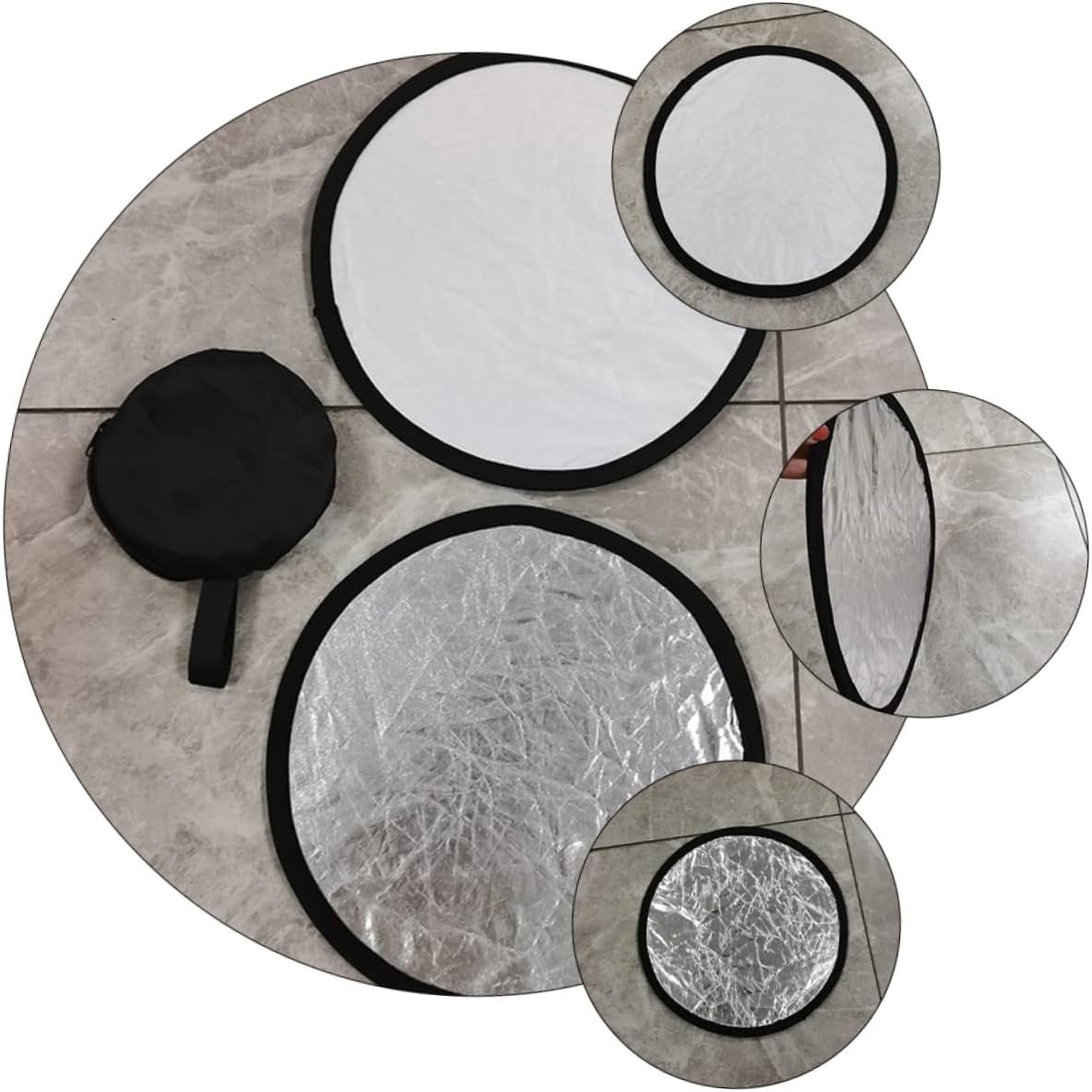 KONTONTY Upgrade Your Photography Gear Cm in Reflector Diffuser Easy to Use Photography Accessories
