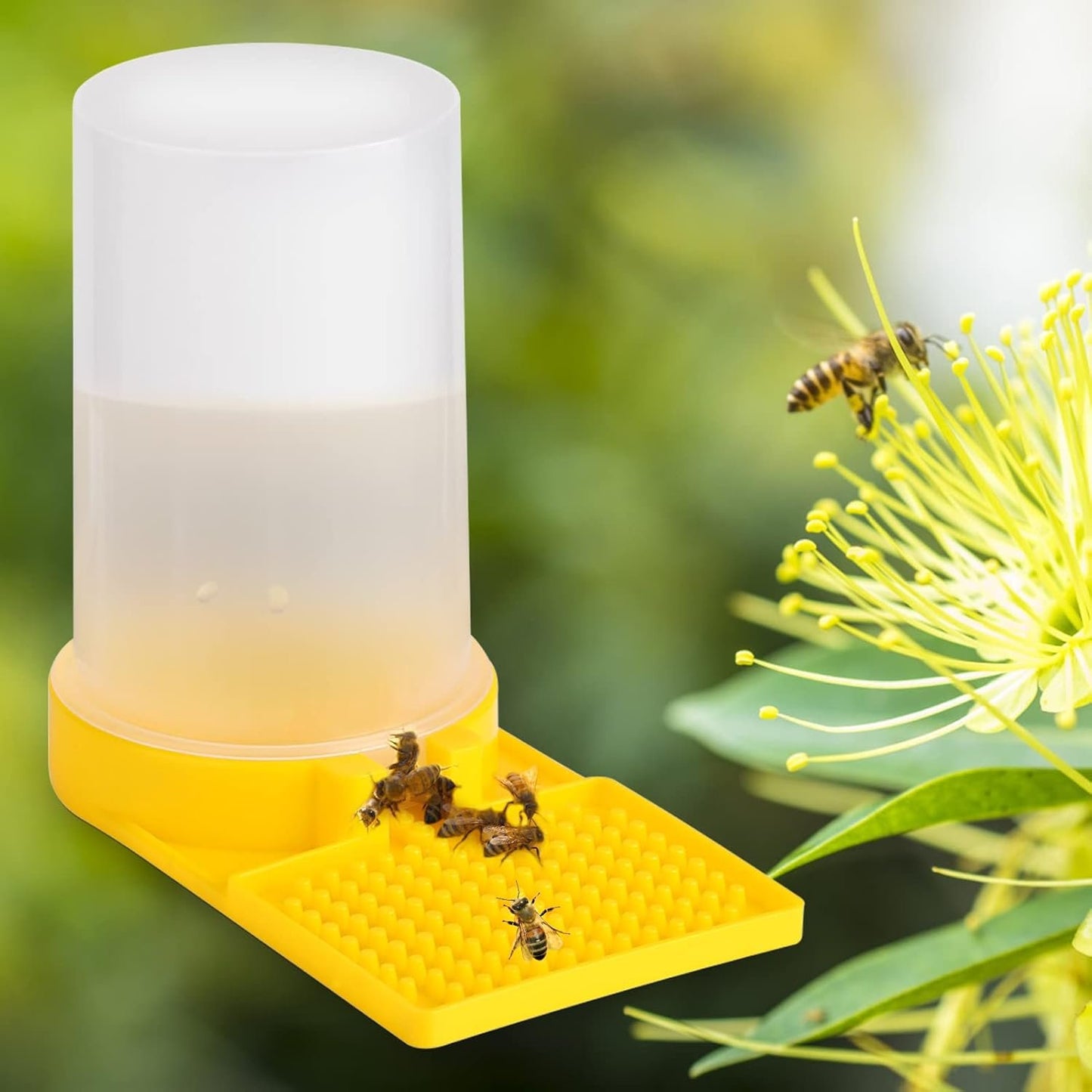 Beehive Drinking Bowl, 2Pcs Bee Feeder Beehive Drinking Bowl Beekeeping Equipment Bee Watering Station Honey Entrance Beekeeper Water Feeder, 2.76 x 5.20 inch