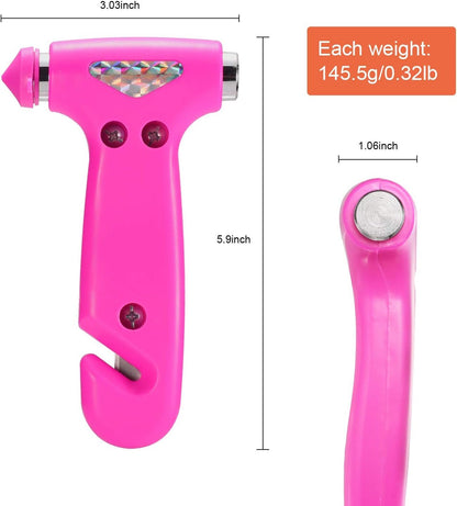 THINKWORK Car Safety Hammer Gift for Women, Three-in-One Emergency Escape Tool with Window Breaker and Seat Belt Cutter, Escape Hammer, Safety Emergency Car Escape Tool for Family, Women, Children