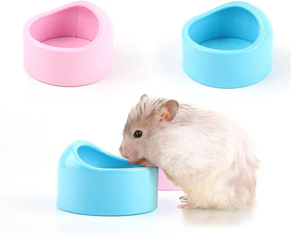 nuanzhiyuan 5pcs Small Animals Food Bowl ABS Small Pet Food Bowl Pigs Irrigation Bowl Eating NonSpill Tableware