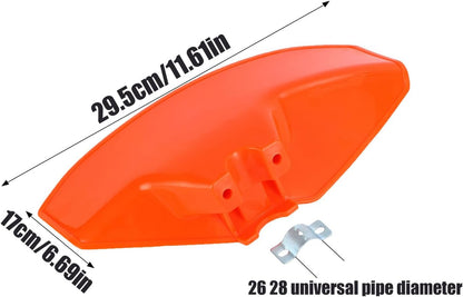 Brush Cutter Guard, Grass Trimmer Shield, Protection Cover Trimmers, Garden Maintenance Safety Attachment, Sturdy Strimmer Guard for 26-28mm Tube Diameter Outdoor Tools