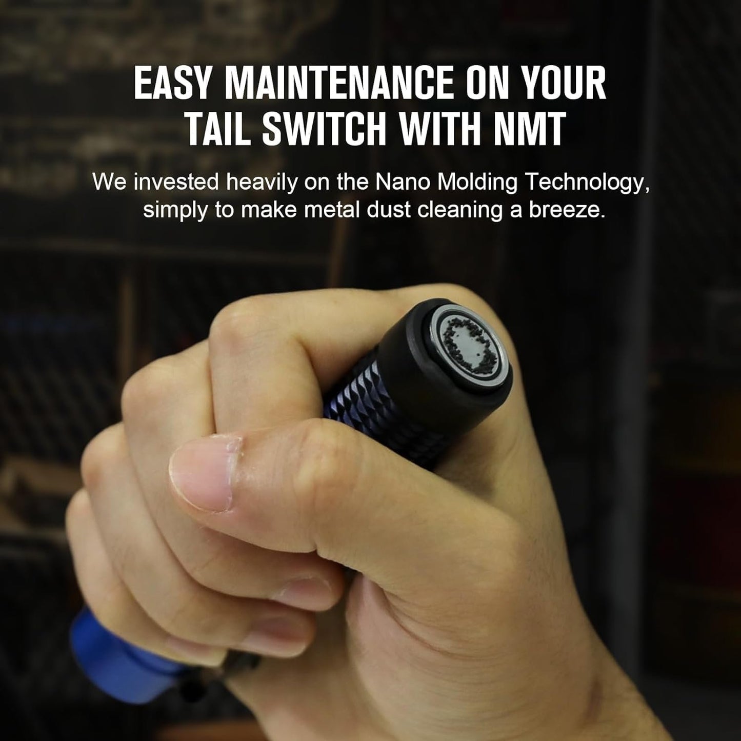 OLIGHT Warrior Mini3 LED Tactical Flashlight, Rechargeable Light with MCC3 Charger, EDC Powerful Flashlights Ideal for Emergency, Security, Hiking - Black