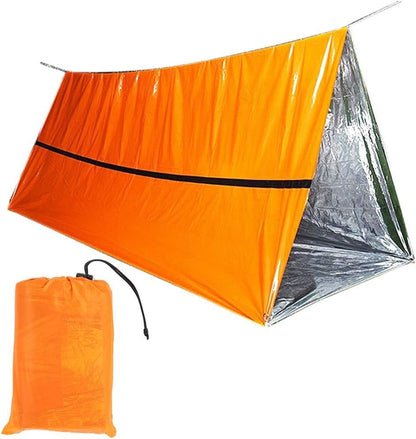Emergency Survival Sleeping BagSleeping Bag Camping Travel Tent, FirstAid Orange Color ColdProof Tent, Portable Survival Gear Emergency Blanket, Camping Sleeping BagFirst Aid Kits