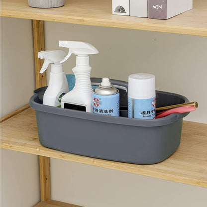 BYUNER Plastic Storage Caddy with Handle Cleaning Supplies Bathroom and Shower Cleaning Caddy Storage Shower Cleaning Products pcs