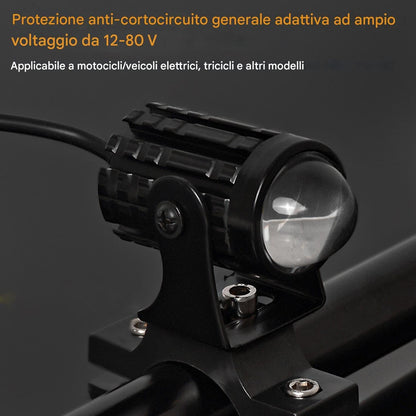 Motorcycle Headlight, High Power Waterproof Bright Lamp, Adorable Compact Night Riding Visibility Light, Street Bike Security, Led Headlamp for Commuting and Dark Road Riding