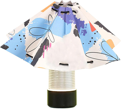 Camping Lamp, Umbrella Lampshade, Portable Light Cover, Decorative Design Fixture Replacement Globe for Poolside, Backyard, Beach, Courtyard, Deck, 6.69 Inches