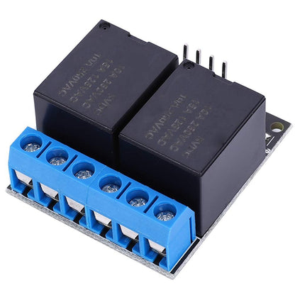 SL25A02 Two-Channel Bistable Self Locking Relay Module Low Level Control Switch for Home Automation