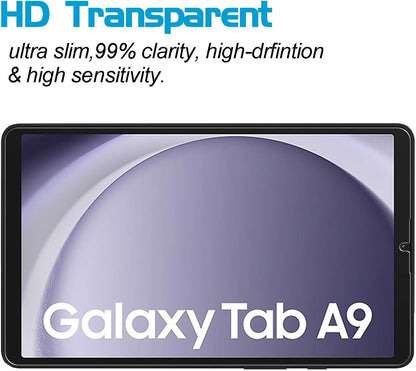 XunyLyee 2-Pack, Screen Protector for Samsung Galaxy Tab A9 8.7 inch SM-X110/ SM-115 2023 Version Tempered Glass Film