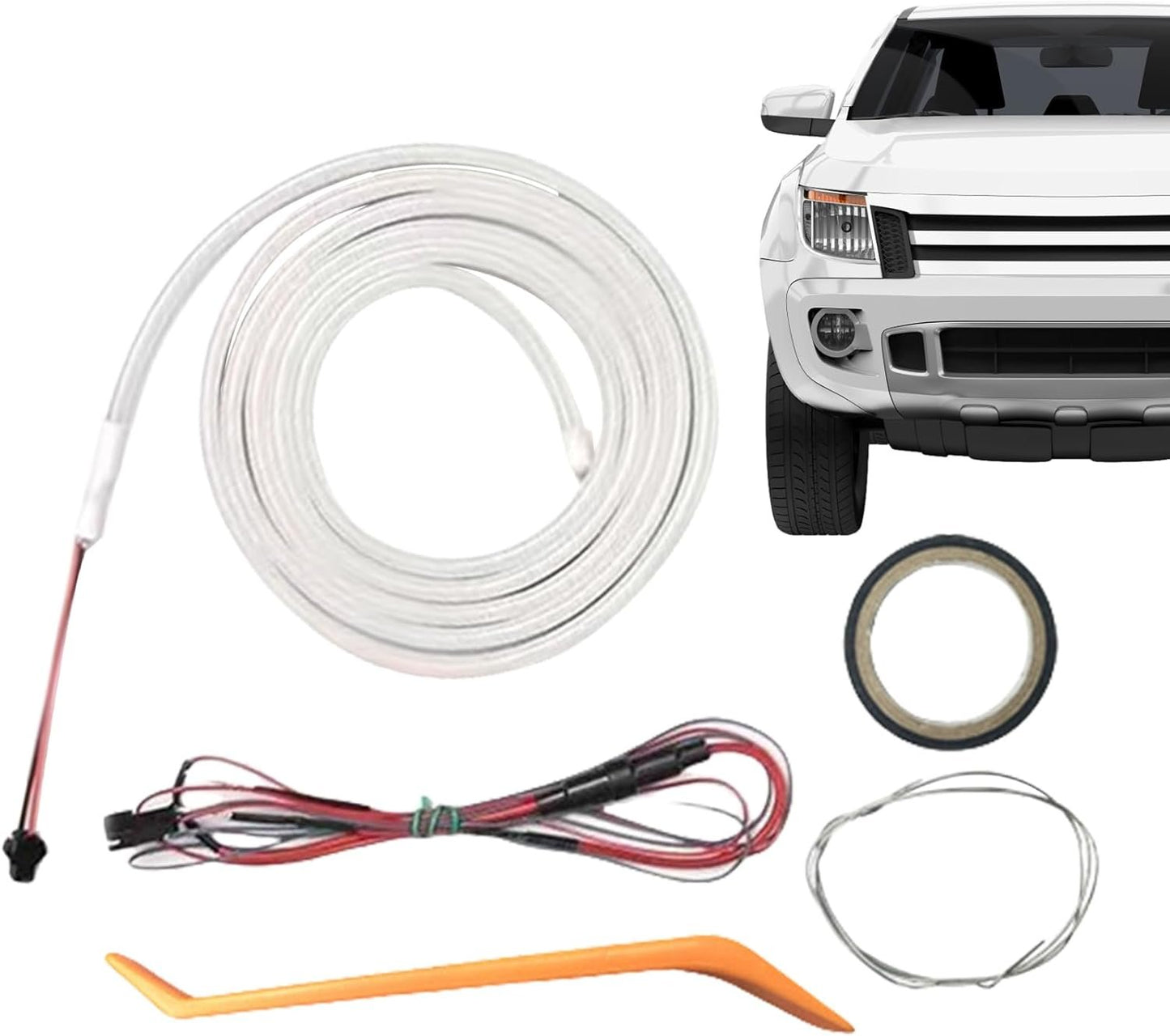 Dynamic Flowing Car Trunk Light Strip, Automatic Sensing Car Boot LED Light Strip, Waterproof, Illumination Decoration for Vehicle Trailer RV Cargo Lighting