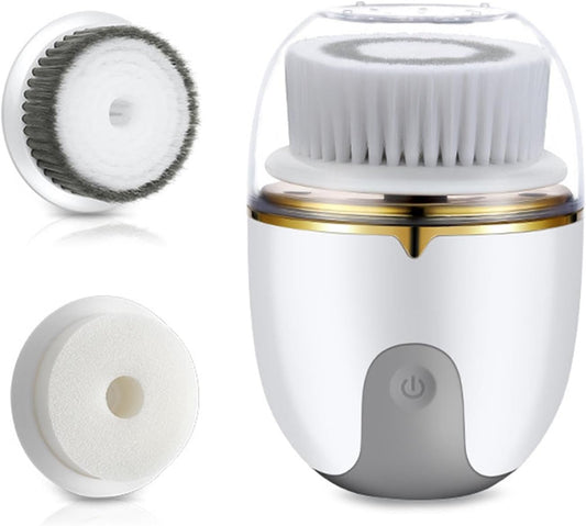 mivceklw Spin Scrub Brush, Rechargeable Face Brush, Travel Face Cleaner, Home Skincare Device, USB Charging Scrubber For Both Men And Women