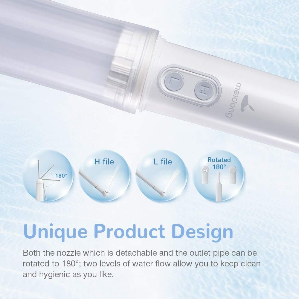 Meidong Portable Travel Electric Bidet Sprayer Handheld Personal Bidet Sprayer Bidet Bottle for Personal Hygiene Cleaning/Baby Care/Outdoor Traveling/Toilet/Disability/Postoperative
