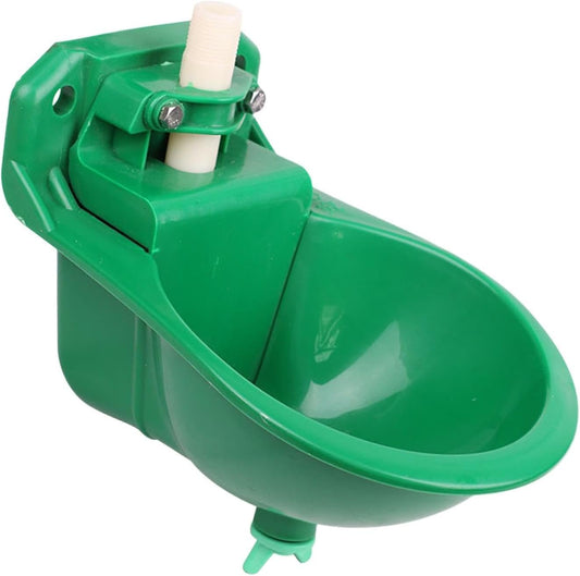 Qianly Automatic Sheep Feeding Water Bowl, Goat Waterer Watering System Auto Drinker Waterer Cup Water Trough for Farm Animals, Dog, Cow, Sheep