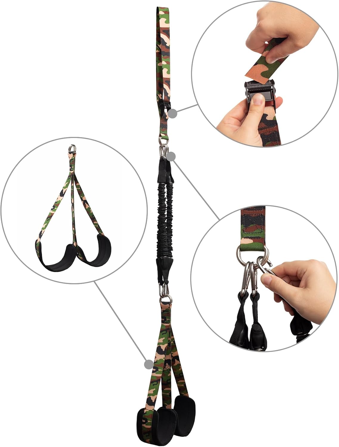 Fitness Elastic Pull Up Bands Gym Straps for Calisthenics Workouts Pull Up Bands Home Workout Adjustable Heavy Duty Assistance Straps