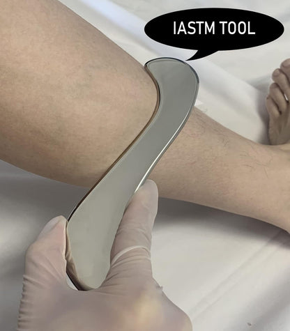 GYX COELE 2 in 1 Stainless Steel Gua Sha Muscle Scraper tool, Massage Blade, Scraping Massage Tool, IASTM Tool(2pcs)