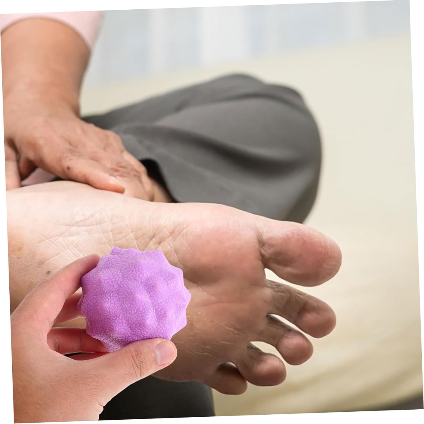 JOINPAYA Massagni per Il Collo Palle ponderate per l'esercizio a Palle da Yoga Palla da Parto Strumento per Il Massaggio della Fascia Rosa