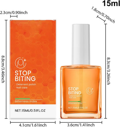 Kids Anti Nail Biting, Portable Antis Nail sBiting Polish, No Bite Strengthener, Hydrating Care Oil, Thumb Sucking Prevention, 1 Bottle, For Adults Babies Hand Protection