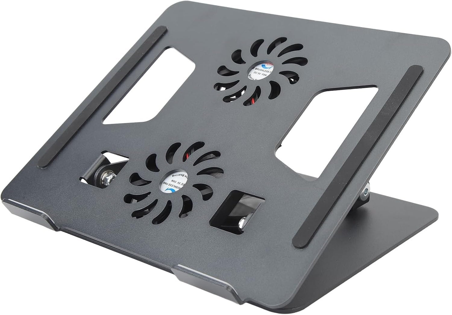 Laptop Stand, Notebook Riser Holder with Stepless Adjustable Cooling Fan Design, Ergonomic Rotatable Laptop Holder for Devices 11 to 17.3 Inches