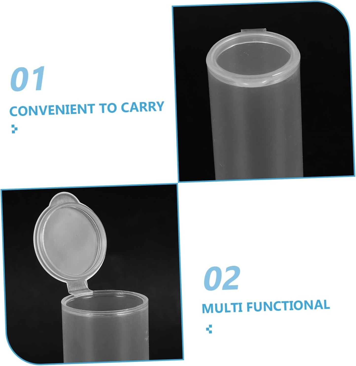 Alipis Pcs Wipes Travel Case Dispenser Box for Plastic Cleaning Wipes Refillable Storage Tube