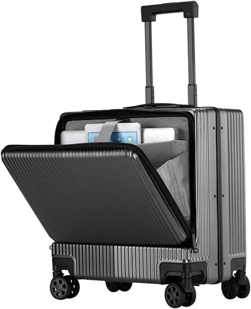 QWAXTRIW Qwaxtriw Suitcase Holes with Wheels for Opening Carry Luggage Security Combination Lock Board Suitcase Adjustable Pull Luggage Durable