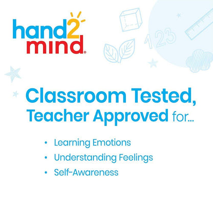 hand2mind See My Feelings Mirror, Social Emotional Learning Mirror, Sensory Toys for Toddler Learning, Anxiety Relief for Kids, Mindfulness for Kids, Kindergarten Homeschool Supplies (Pack of 1)