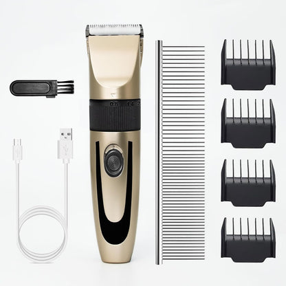 KIKETECH Dog Grooming Clippers Professional - Heavy Duty Dog Clippers with Pet Comb for Trimming Thick Heavy Coat, Low Noise Cordless Pet Shaver for Small & Large Dogs Cats, Pets