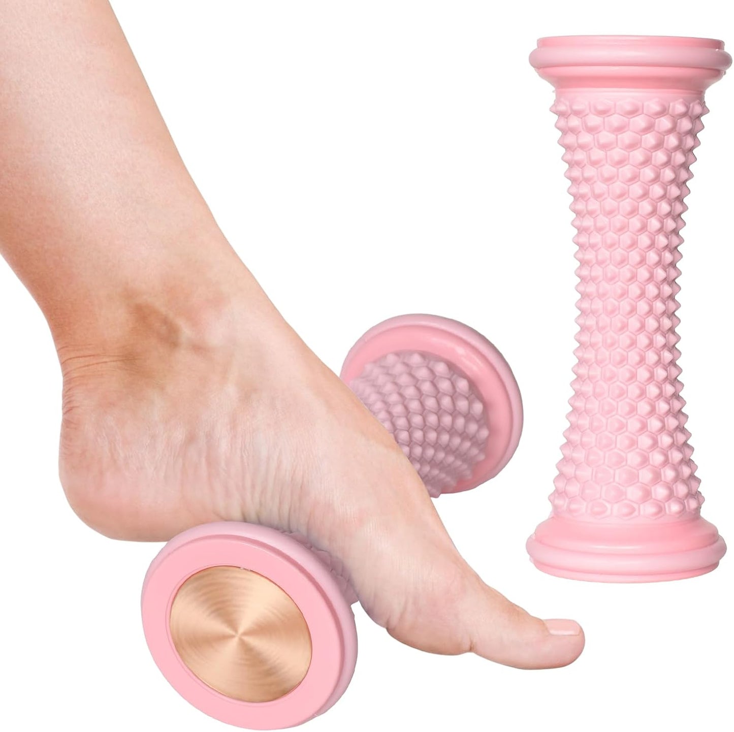 Foot Massager for Plantar, Muscle Massager Roller, Silicone Muscle Roller Stick for Feet,Plantar Fasciitis Recovery, for Exercise Relaxation