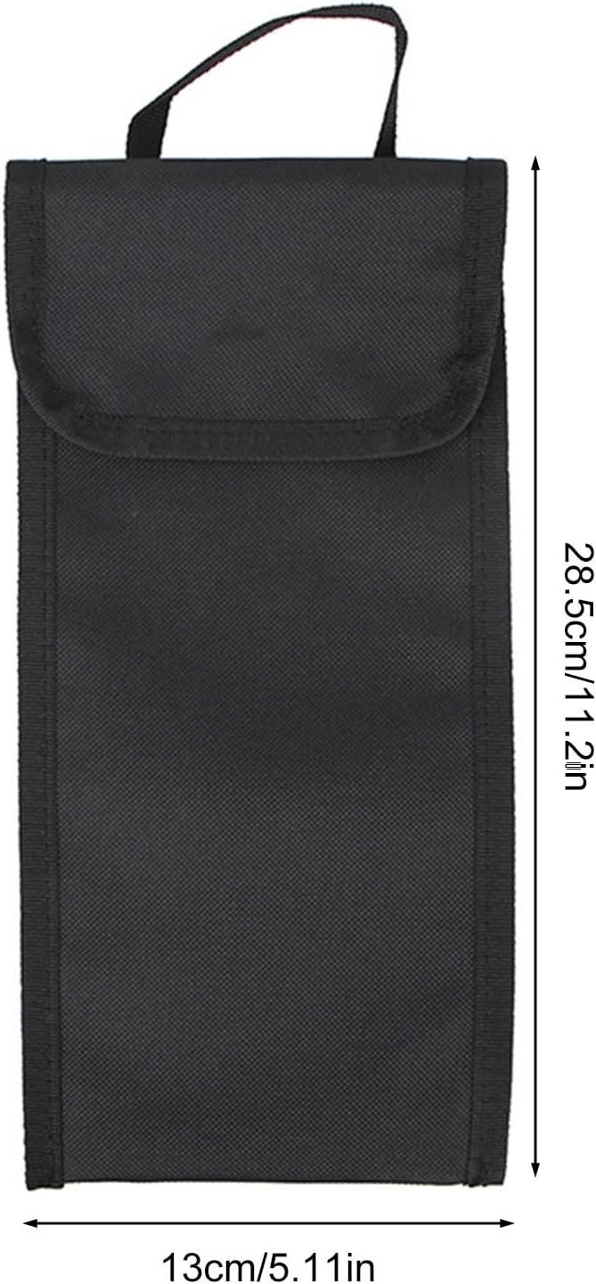 Tent Stake Bag, Camping Stakes Sleeve, 11.22x5.12 Inches Portable Tool Pouch with Hammer Pocket Nails, Outdoor Camp Gear for Travel, Backpacking, Hunting Material Oxford Cloth