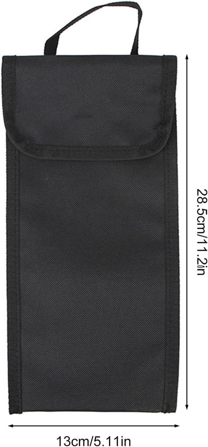 Tent Stake Bag, Camping Stakes Sleeve, 11.22x5.12 Inches Portable Tool Pouch with Hammer Pocket Nails, Outdoor Camp Gear for Travel, Backpacking, Hunting Material Oxford Cloth