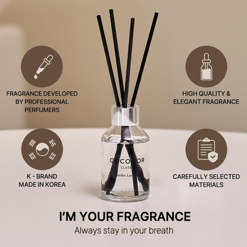COCODOR Classic Reed Diffuser/April Breeze / 100ml / Fragrance Scent Essential Oil Stick Diffuser Set for Bedroom Bathroom Home Décor