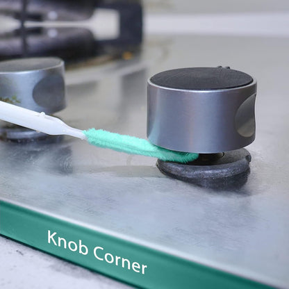 Cleaning Brush Set for Small Spaces, Kitchen Scrub Brushes for Cleaning, Detailing Crevice Cleaning Tool Supplies Gadget Kit for Window Keyboard Sink Humidifier, 9 Pcs