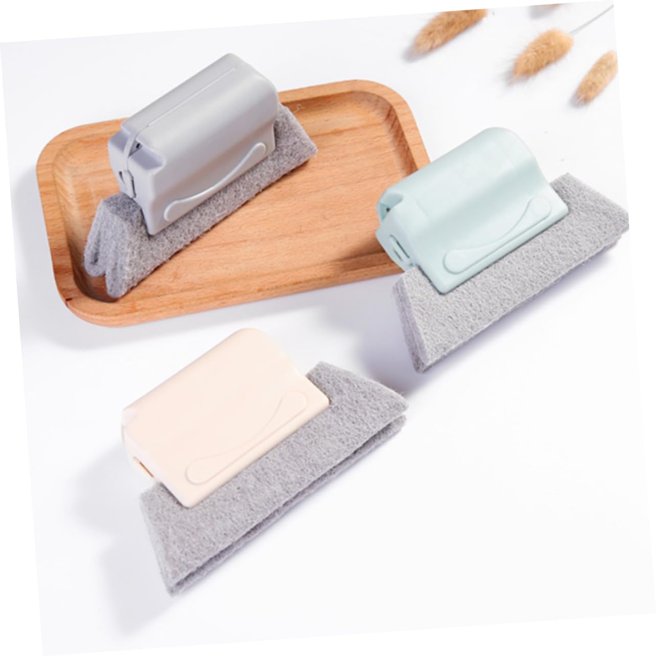 Beaupretty Home Cleaning Essential 6 Pezzi Set Di Spazzole Per La Pulizia Delle Scanalature Fessura Per Finestre E Spazzola Per Una Facile Rimozione Delle Macchie Casuale