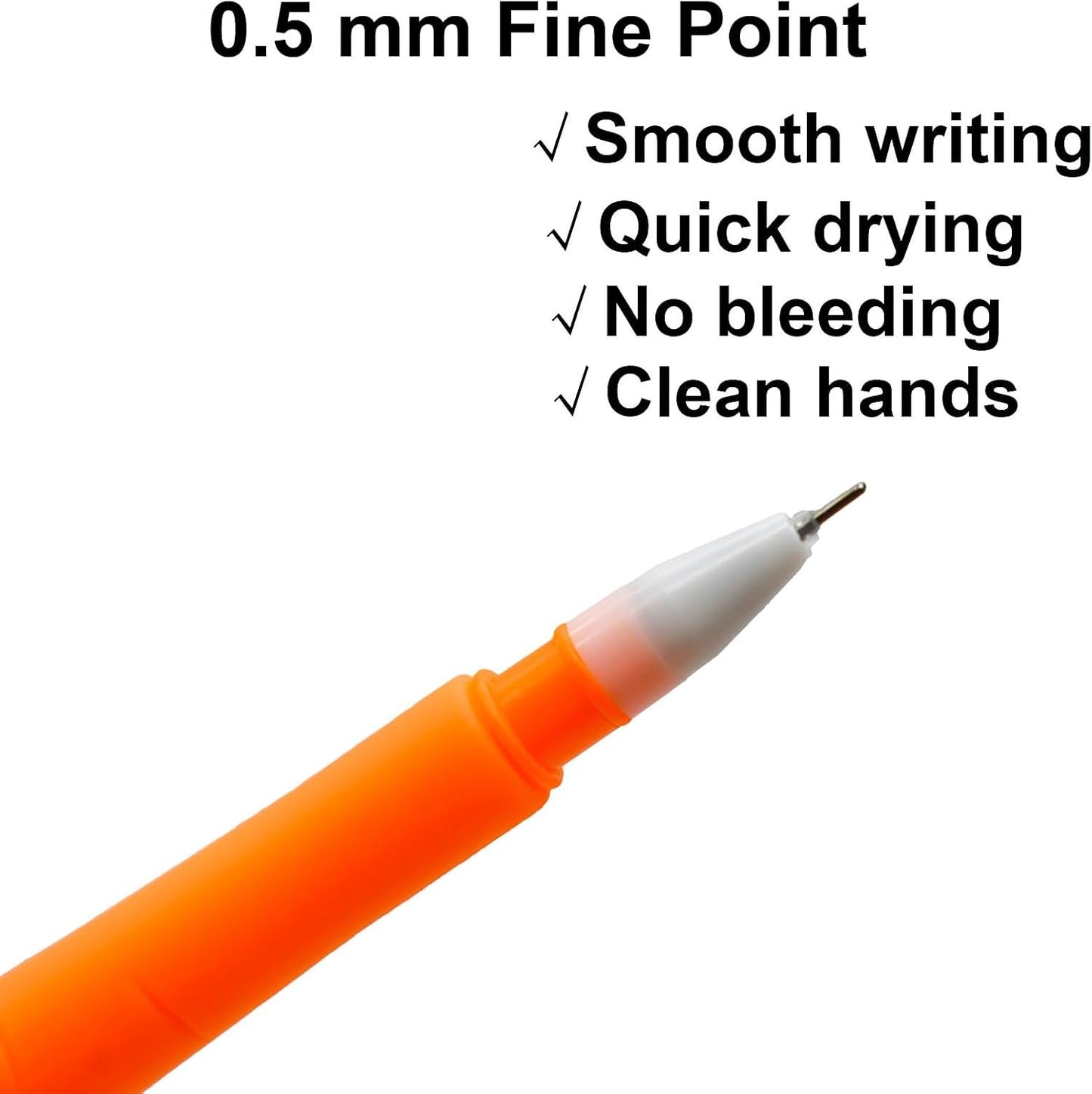 Maydahui 12PCS Cute Easter Bunny Carrot Gel Pens Comfortable Grip Rabbit Carrot Writing Pens Black Ink For Students Teachers Coworkers Shcool Stationery Easter Party Desk Decor
