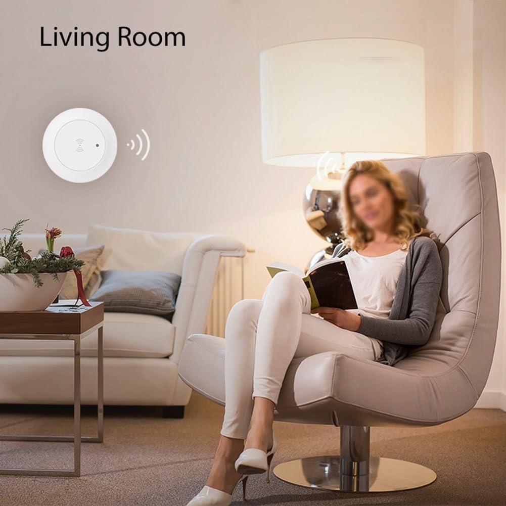Sensore di presenza umana mmWave da 24 GHz con rilevatore di luce per Tuya WiFi Smart Lighting Control (Versione superiore di aspirazione)