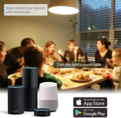 LVWIT Wi-Fi Smart Light Bulb Alexa, BR30 Smart LED, Work with Google Assistant, Smart Life App, Tuya App, 60W Equivalent, RGB Color Changing Light Bulbs (8.5W), No Hub Required, 2-Pack